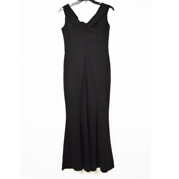 NWT CARLA CONTI Portrait Front Slit Dress Italy - Picture 4 of 6